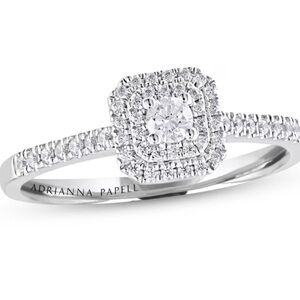 14k white gold engagement/promise ring Kay Jewelers size 7